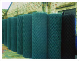 Green Coated Hexagonal Wire Netting