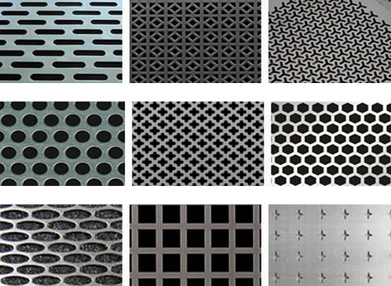 Perforated Sheet Screen With Decorative Patterns