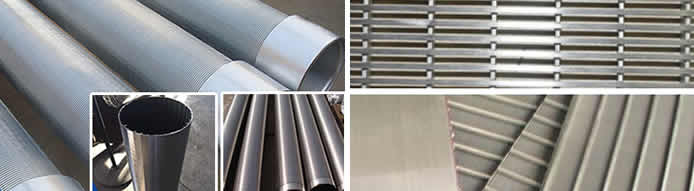 Stainless Steel Wedge Wire Filter Elements
