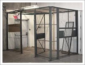 Black Powder Coated Storage Lockers