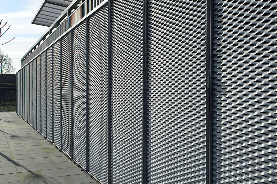 Expanded Metal Fence